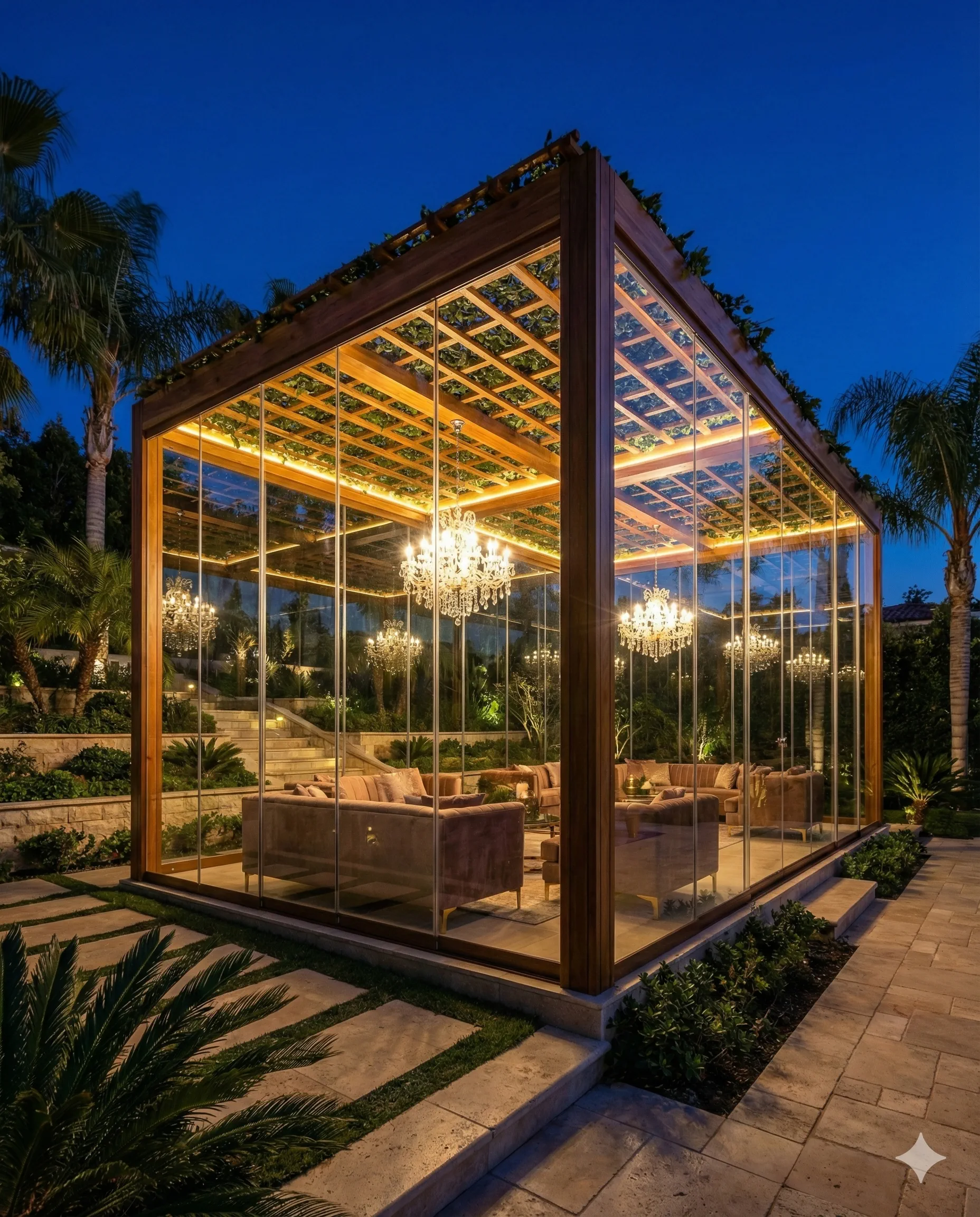 Construction architecturale de Souccot de luxe