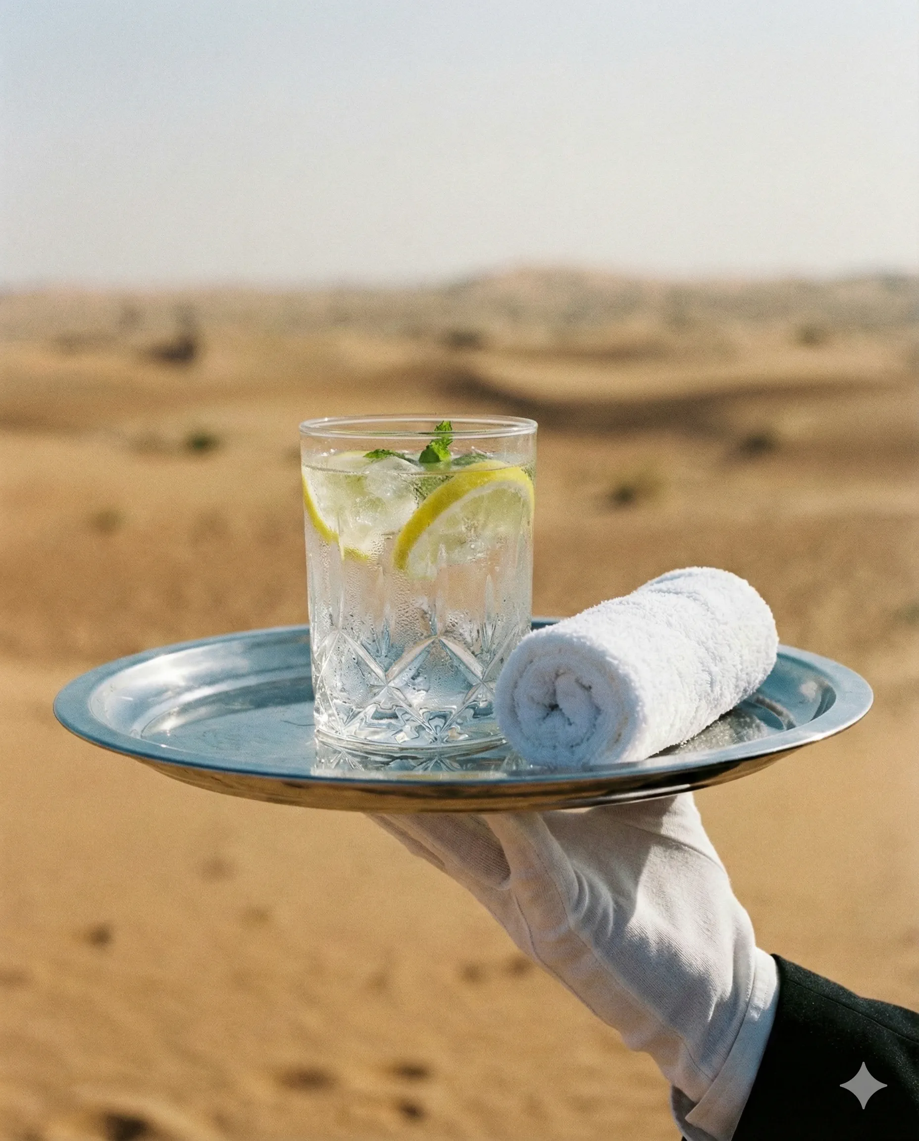 Full hotel logistics in arid environments